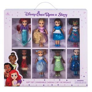 Once Upon a Story Mini Doll Gift Set 8 Dolls 5”H Disney Parks NEW NIB Princesses